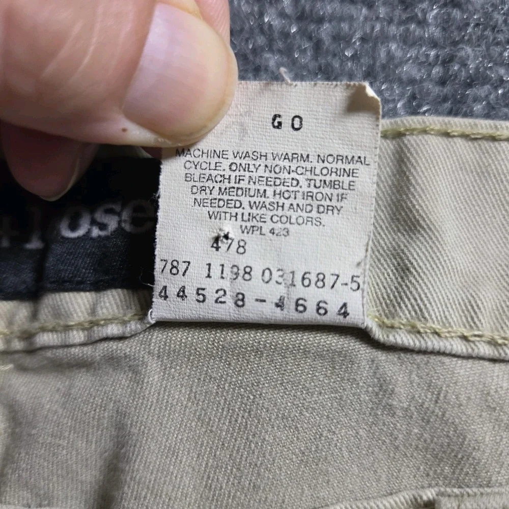 Levis VTG Silver Tab Khaki Pants 90s Straight + Loose Fit Skater Men's 38x30